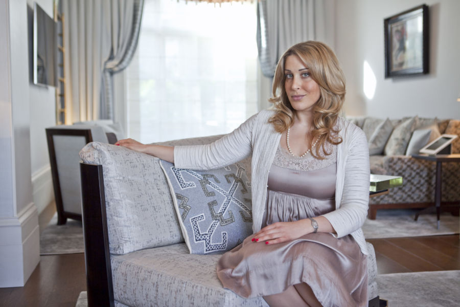 Sara Vestin Rahmani at one of the training mansions for the training